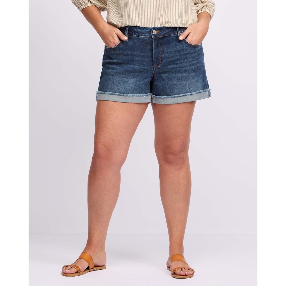 Market & Spruce Natalie Short Womens 16 Indigo Navy Stretch Blend New With Tags